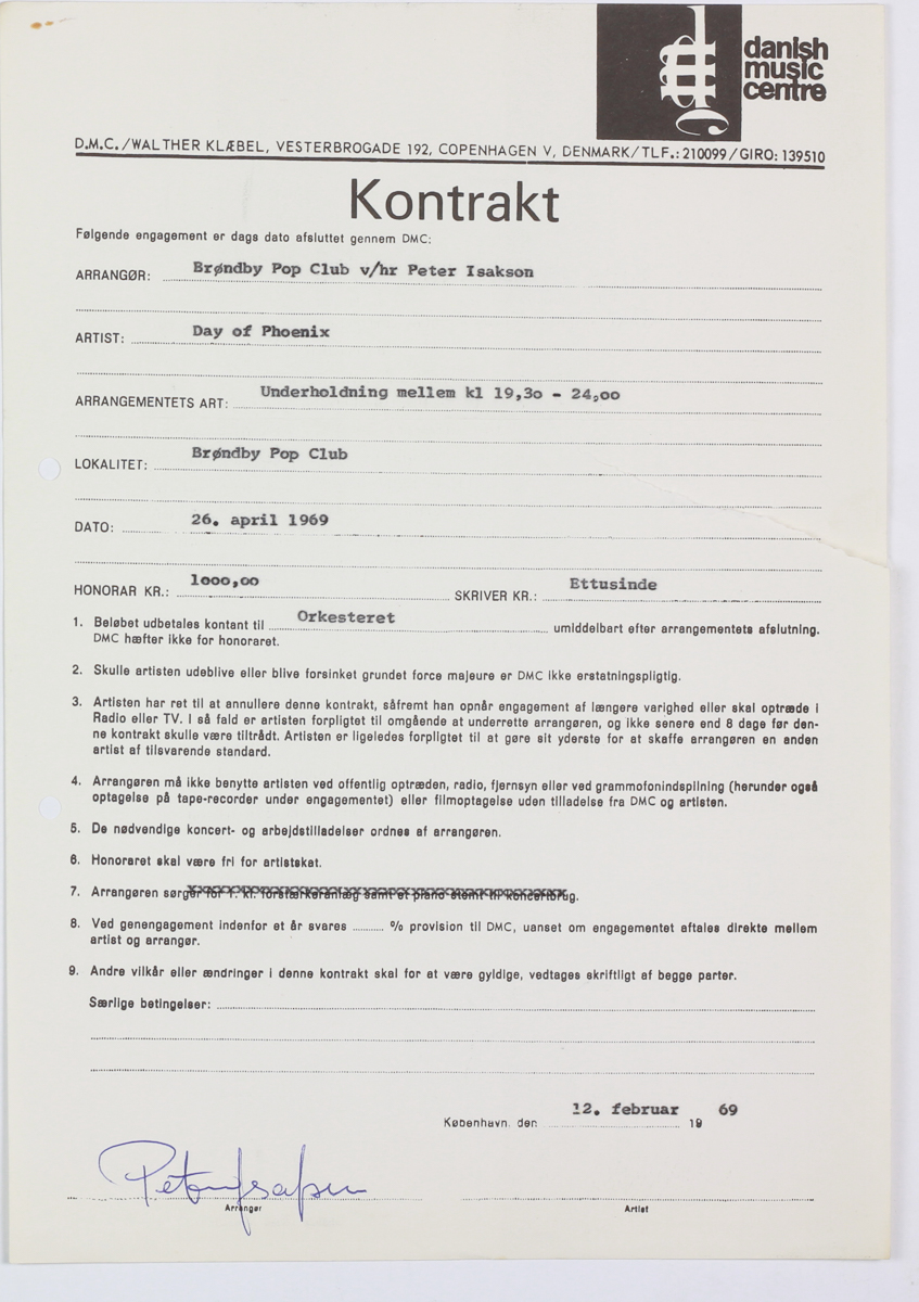 Kontrakter I DOP (31) Brøndby Pop afslutningsfest