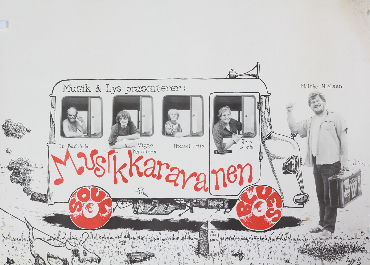 Promo 1985 Musikcaravanen plakat